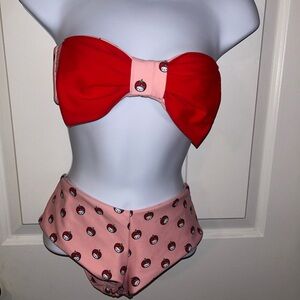Hello Kitty Pink Bikini Bottom and top